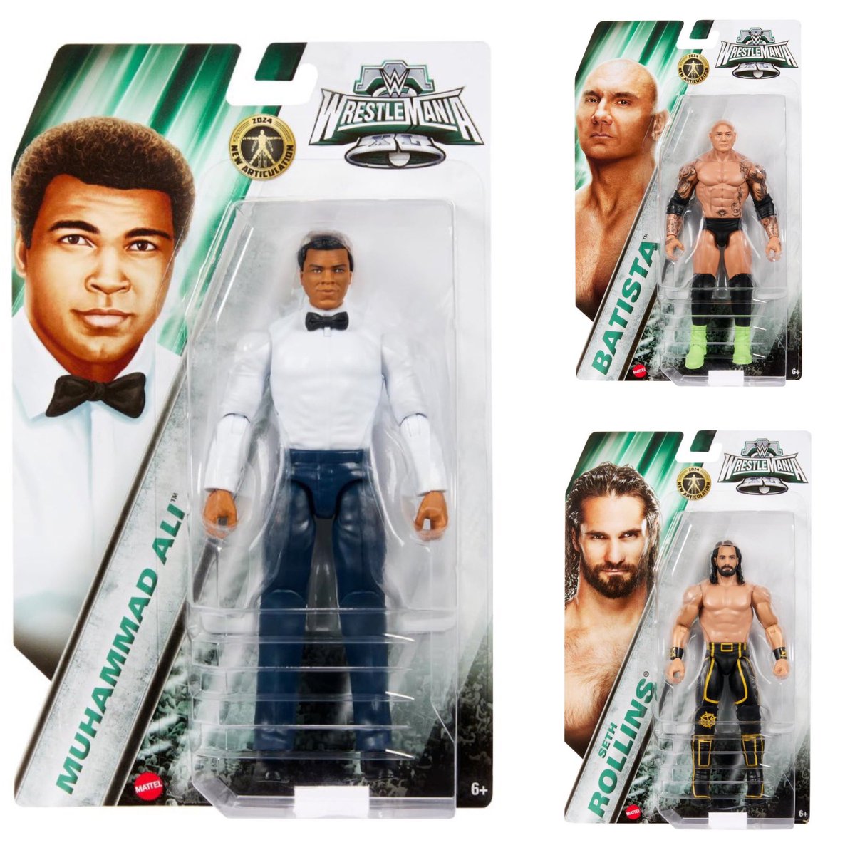 aic_podcast's tweet photo. 🔔WRESTLEMANIA 40 BASICS🔔
Here’s your first MOC look at the upcoming @mattel WM #AnythingButBasic wave! Thanks to @majorwfpod for sharing the pics!
#toys #toycollector #actionfigures #collectibles #toycommunity #wrestlemania #wrestlemania40 #royalrumble #wwe #wrestling https://t.co/Swozw6xSNp