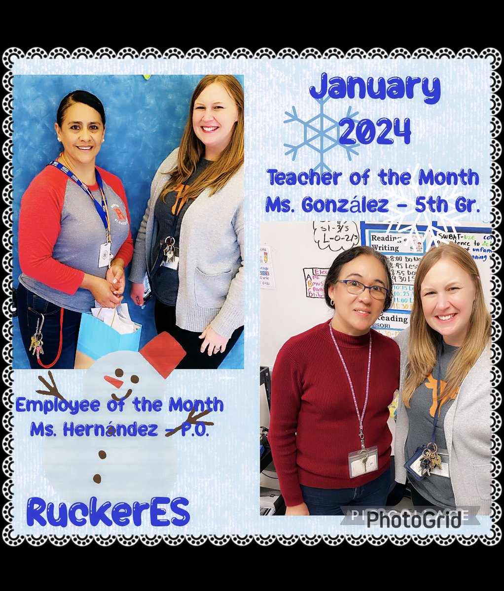 We are thrilled to recognize the outstanding performance of the Teacher and Employee of the Month for the month of January 2024 at @RuckerHISD! Their consistent excellence and unwavering commitment have earned them this recognition. Congratulations, Rucker Roadrunners! 🙌👏💐😊
