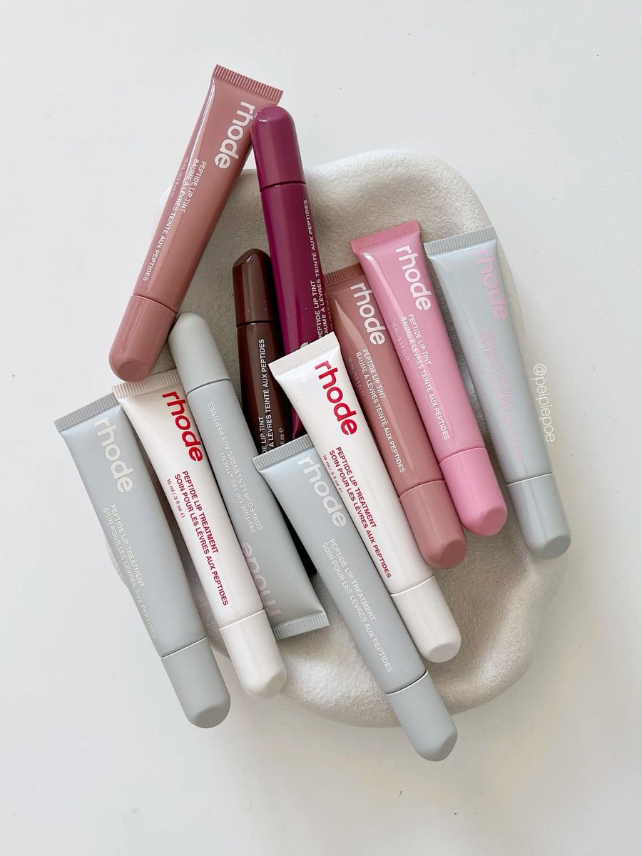 JAILEYSWRLD's tweet photo. rhode lip collection https://t.co/AgA3cMaA05