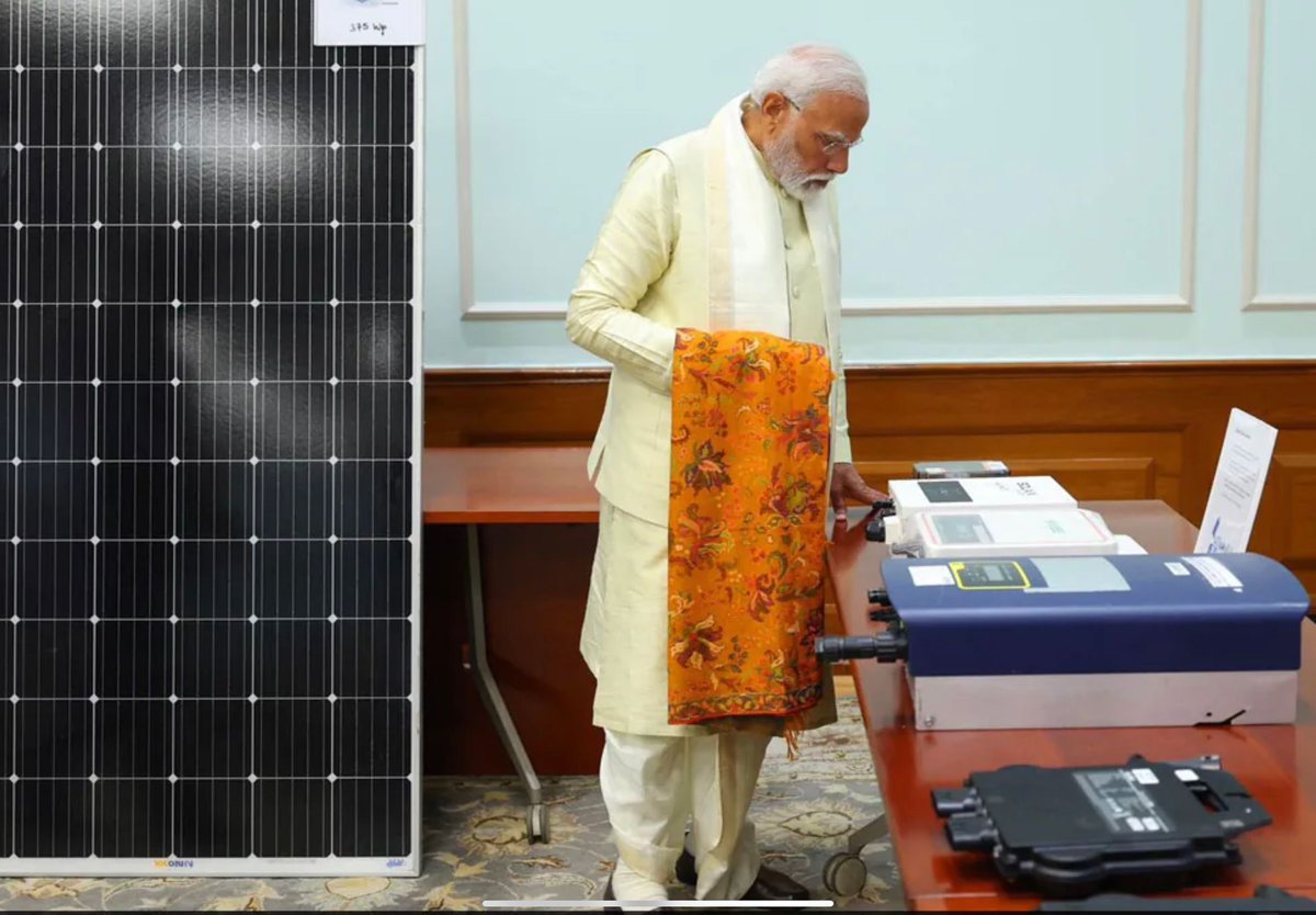 How amazing is this!

My First Decision After Returning From Ayodhya": Prime minister Modi 🇮🇳Announces New Scheme.

The target is to install roof top solar on 1 crore huses in Bharat. 
Wow - that 10 million!

buff.ly/48Y5xxU