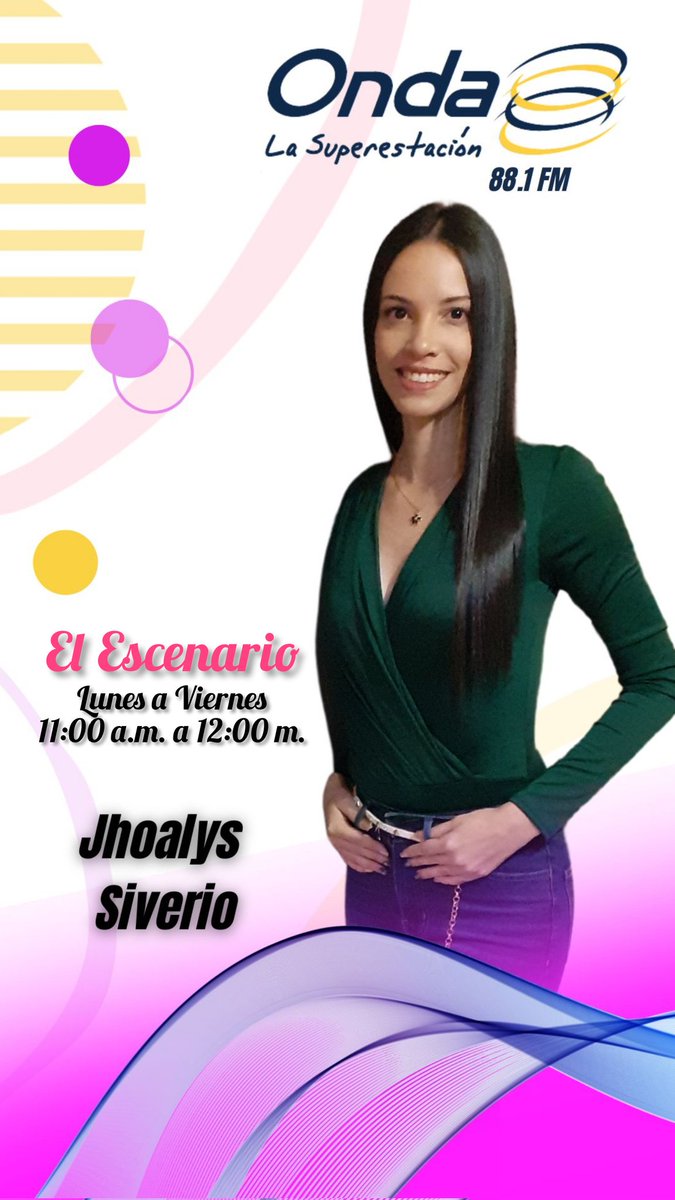 Por acá no les conté que hoy #22Ene comencé un nuevo proyecto radial, ahora en Onda La Superestación que volvió al aire en Ciudad Guayana, pero en el dial 88.1 FM.

Pueden escucharme en El Escenario, de lunes a viernes, de 11:00 a.m. a 12:00 del mediodía.