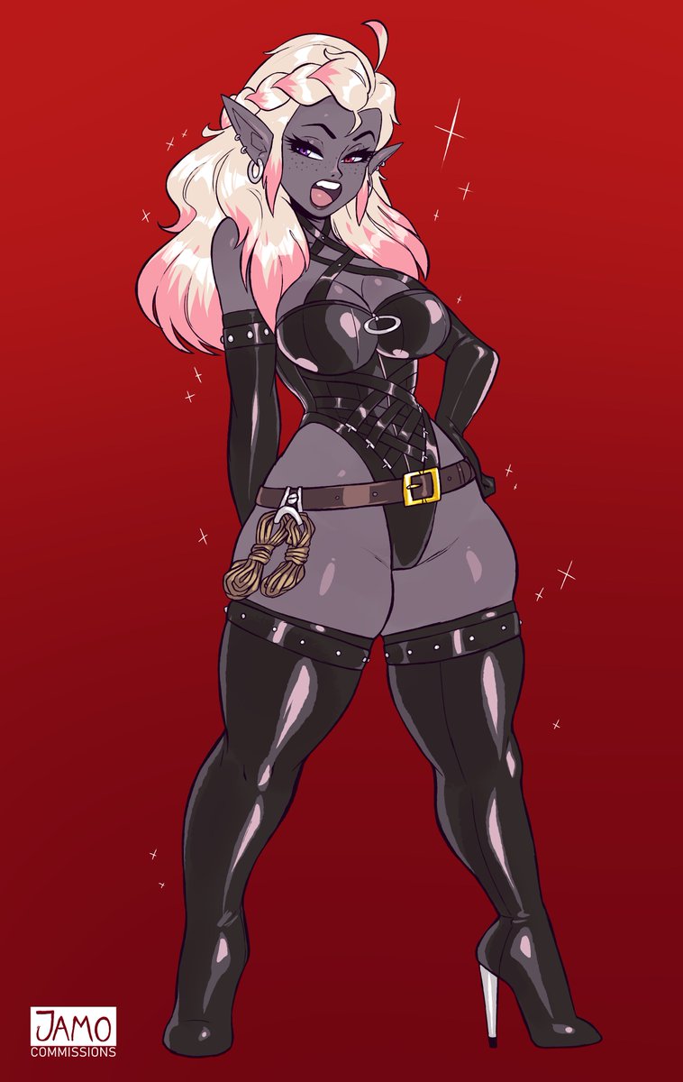 Custom character design comm
she a baddie actually