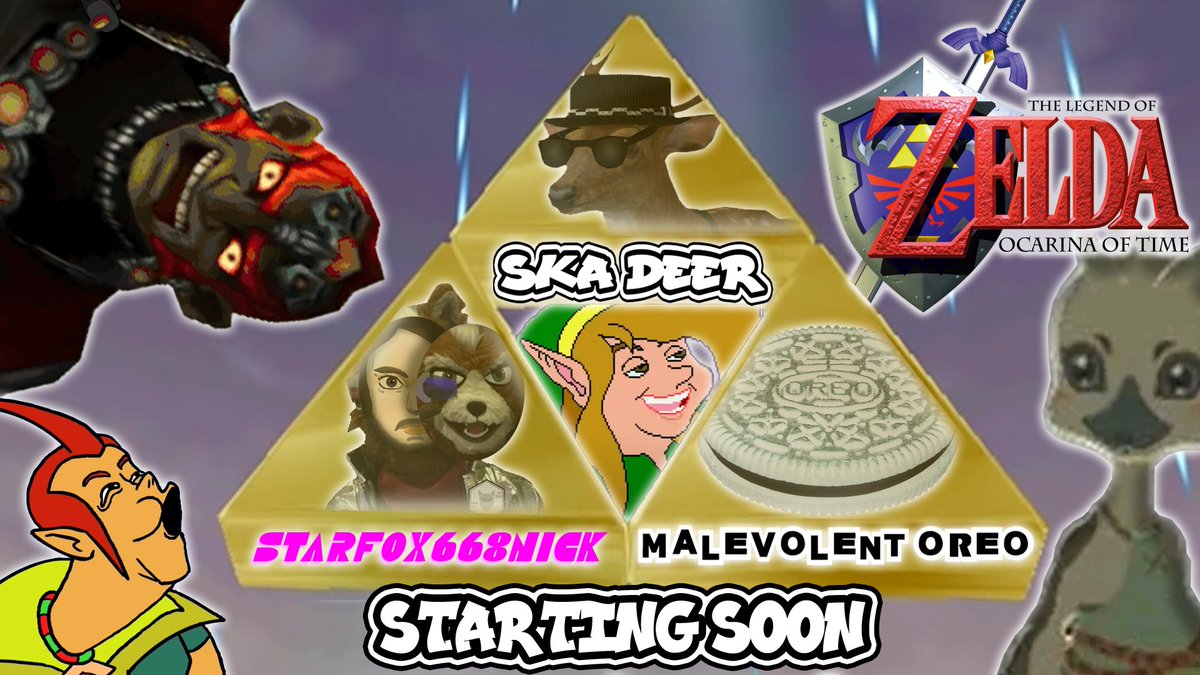 If all goes as planned, tomorrow at around 6 pm EST @TheSkaDeer @Malevolent_Oreo and I will be playing OOT Online again! Catch it here this week! twitch.tv/starfox668nick
