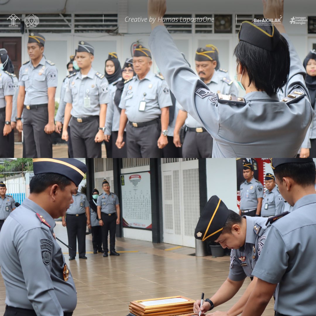 Lapastaone01's tweet photo. Lapas Kelas I Tangerang Kemenkumham Banten gelar Penandatanganan Komitmen Bersama Pembangunan Zona Integritas, Pakta Integritas, Penandatanganan Perjanjian Kinerja tahun 2024, Selasa (23/01/2024). https://t.co/WZeDt4HA3z