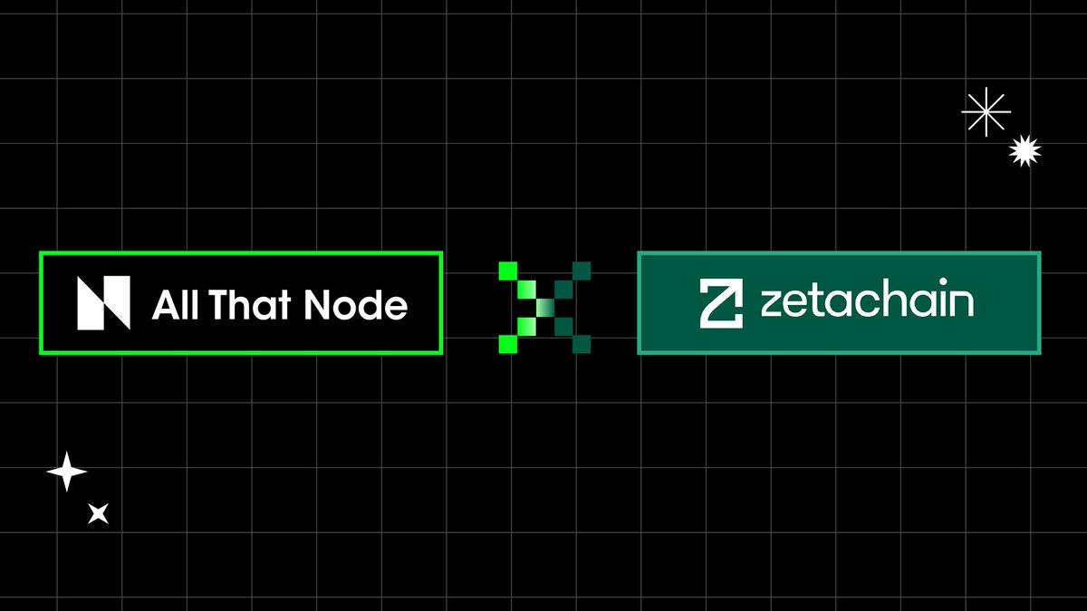 All That Node (@allthatnode) on Twitter photo 🚨 Partnership Announcement 🚨
Thrilled to unveil the groundbreaking collaboration between <a href="/AllThatNode/">All That Node</a> and <a href="/zetablockchain/">ZetaChain 🟩</a> , an #Omnichain that effortlessly connects multiple chains from #Ethereum to #Bitcoin without the hassle of bridges or wrapping!
🔗 Dive into the details: 🚨 Partnership Announcement 🚨
Thrilled to unveil the groundbreaking collaboration between <a href="/AllThatNode/">All That Node</a> and <a href="/zetablockchain/">ZetaChain 🟩</a> , an #Omnichain that effortlessly connects multiple chains from #Ethereum to #Bitcoin without the hassle of bridges or wrapping!
🔗 Dive into the details: