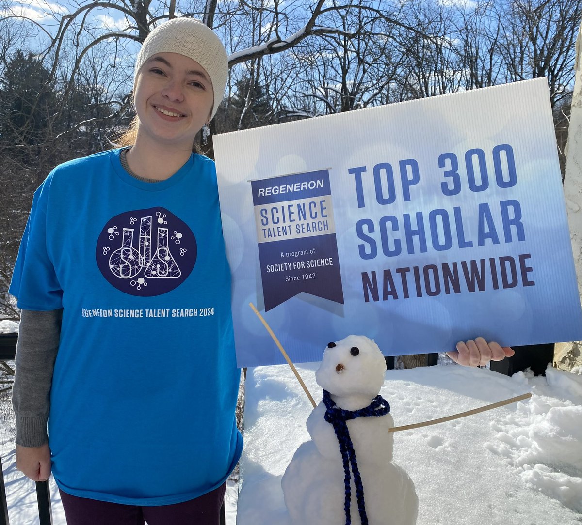 Excited to share that I’m one of this year’s <a href="/Society4Science/">Society for Science</a> #RegeneronSTS scholars!