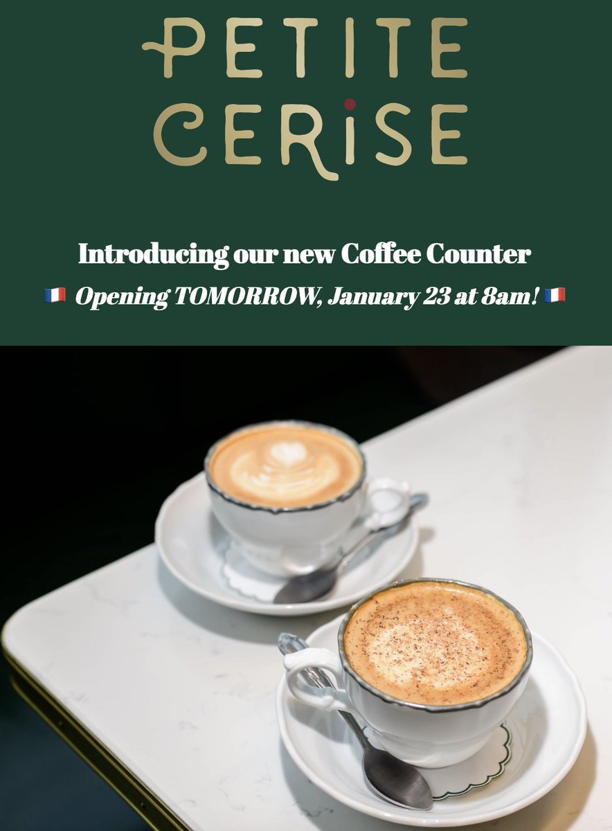Just got this in my inbox. Really looking forward to a cup of coffee tomorrow morning @PetiteCeriseDC .