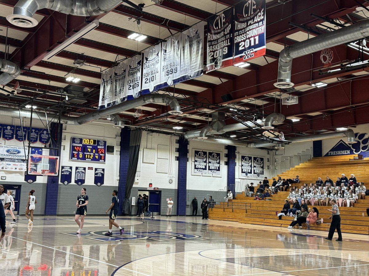 It was a hard fought girls varsity basketball game against Los Osos! Final score 59-44.