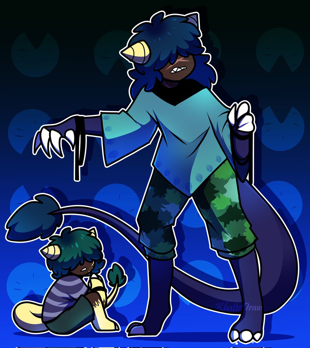 KhatteDraws's tweet photo. El Señor Rudolf 🐊
Y el Niño Patrick 🐸
#OC 💙💚✨ https://t.co/YFzz5D2OFv