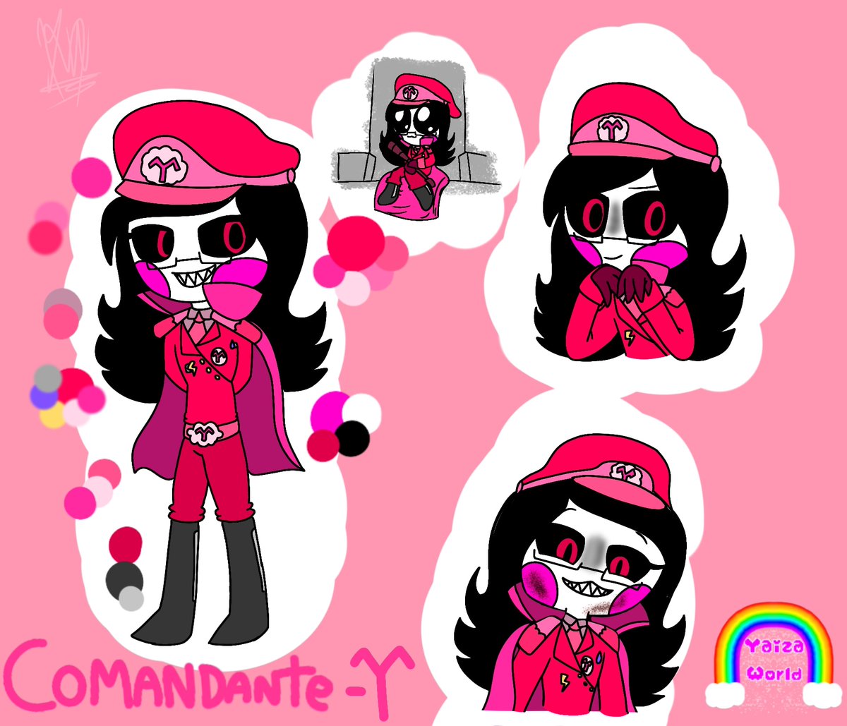 YaizaWorld10's tweet photo. Vaya pensé que había subido esto XDD
Bueno les presento a Comandante-Y (mi rantsona y Evilsona)
Es una versión vengativa y malvada de mi XD
#evilsona #rantsona #referencesheet #oc #sona #originalcharacter #digitalart https://t.co/PmgNxVOa7e