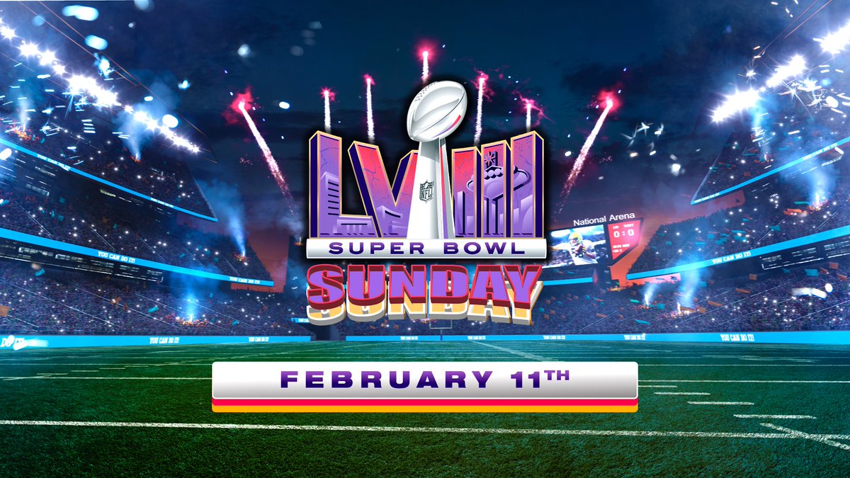 Gear up for Superbowl Sunday, February 11th! 🏈🏟️ Come to church in your football jersey &amp; begin the day empowered by the Word of God‼️ 
👉👉 Festivities will take place after service with games, food &amp; more - so get your jerseys ready and invite your friends!

#superbowl #sunday