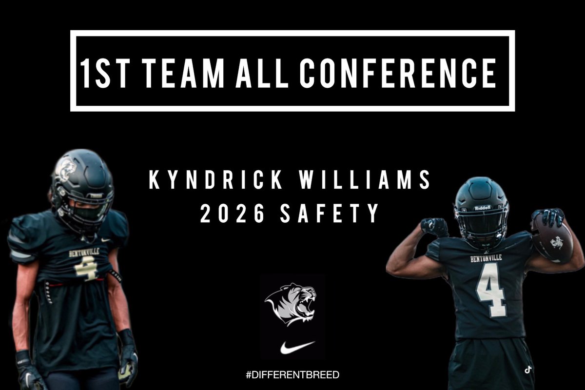KyndrickW's tweet photo. Very blessed‼️‼️

Few achievements 

-1st Team All Conference 
-2 Division 1 offers
-State championship appearance

Excited to keep going. @BvilleFB @CoachJGrant https://t.co/YG0s0RB51m