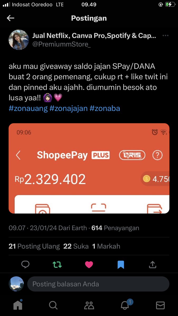 OktaviaPra73124's tweet photo. @PremiummStore_ Done ya kakk https://t.co/hE8tl83ZHi