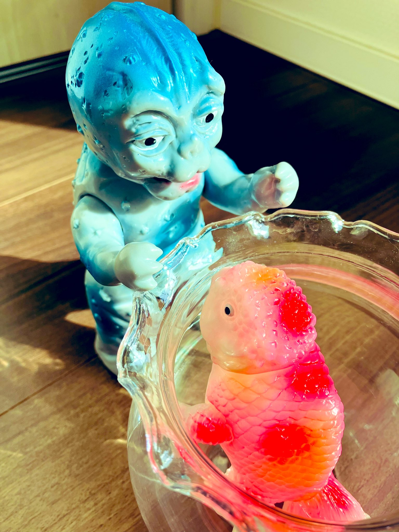 ヤモマーク キンギョザウルス スタンダード クリア成形 ヤモマーク キンギョザウルス スタンダード クリア成形 透明成型