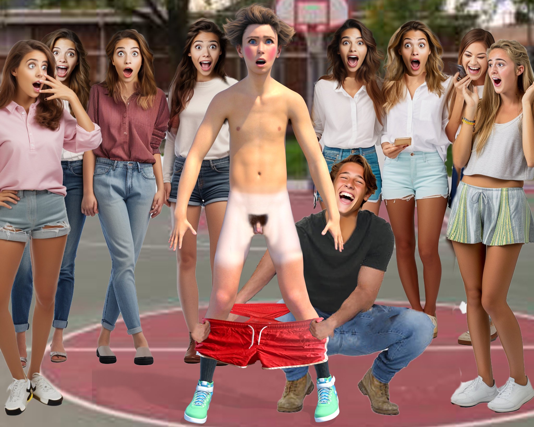 Shame Scenes on X: Pantsed in front of all the girls. Full story in the  caption on DeviantArt: t.co8e1aj0DxFU tinypenis  smallpenishumiliation sph enm embarrassednudemale babydick cfnm cmnm  nakedhumiliation wedgieboy t.co ...