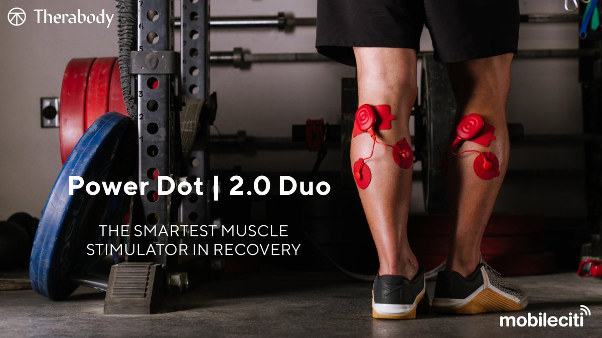 mobileciti's tweet image. 🏋️‍♀️ Therabody PowerDot Duo 2.0

✅Wireless control via Bluetooth
✅Customized treatments tailored to your need
✅Up to 20 hours of battery life

👉🏻Available on Mobileciti

👉🏻Buy Now: bit.ly/4b4aAyL

#Therabody #PowerDotDuo #BluetoothControl #GuidedPrograms #Mobileciti