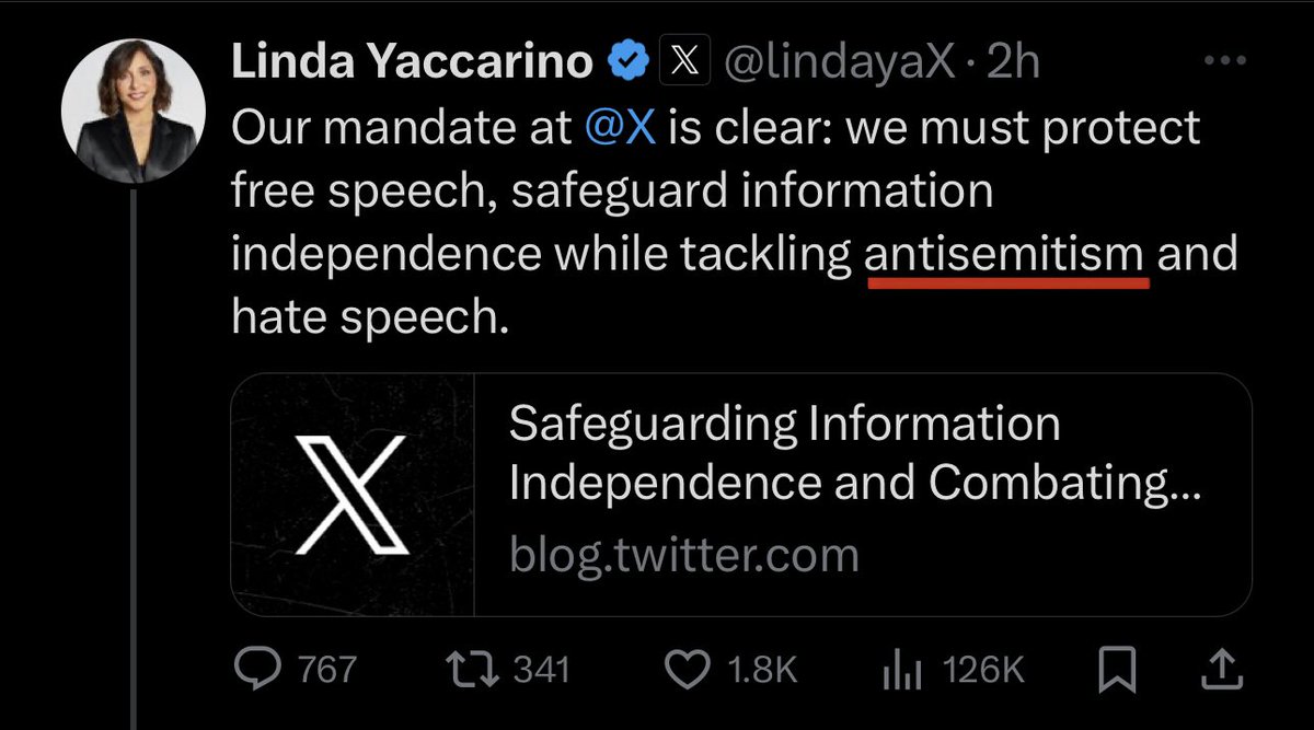 CensoredMen's tweet image. Elon Musk has:

- Went to Israel.

- Went to Auschwitz.

- Said he's aspirationally Jewish.

- Said he's Jew-ish.

- Thanked the ADL for supporting advertisement on X, after they previously prevented it.

- Wore a kippah.

- Wore a dog tag since leaving Israel.

And now X's CEO…