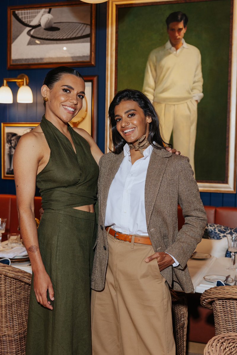 More moments from our intimate lunch in the vibrant @RalphLauren suite at the @AustralianOpen Thank you for having us @RalphLauren @Russh_Magazine