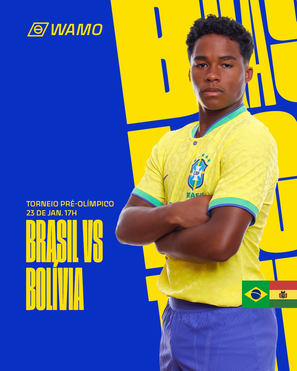 Dia de estreia no Pré-Olímpico! Bora buscar essa vaga, Brasil!

🇧🇷🆚🇧🇴

⏰ 17:00
🏟️ Estadio Brígido Iriarte (VEN)
📺 <a href="/sportv/">sportv</a>

WAMO! 💚💛

#CanalWamo