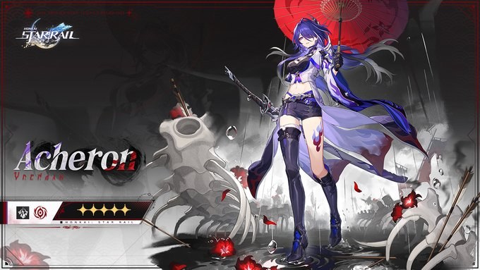 spaun24635's tweet photo. @honkaistarrail Extraterrestrial Satellite Communication" Acheron introduces a mysterious Galaxy Ranger, nameless and wielding a long sword. Aloof and taciturn, she strikes with her scabbard, not drawing the sword. English Voice: Allegra Clark. https://t.co/oyMgZH7CFR