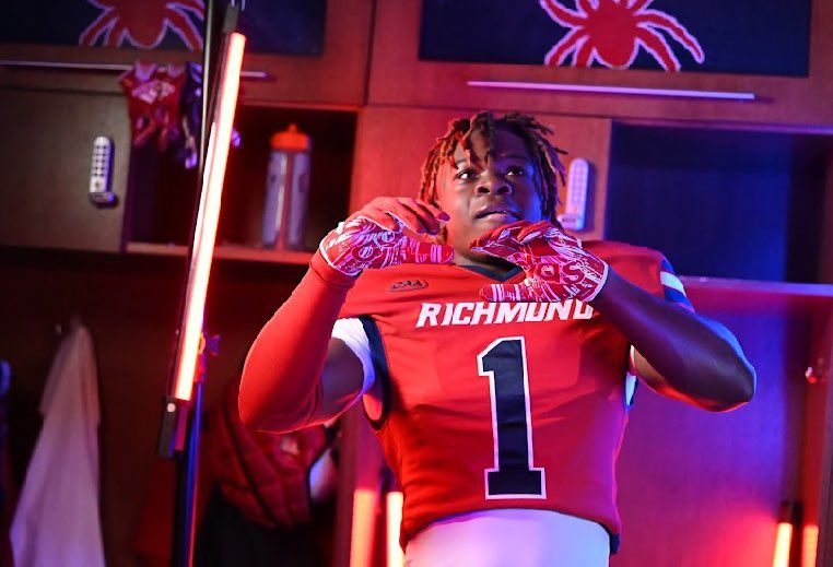 Had Great Time On My Official Visit To Richmond. Can’t Wait To Come Back!🕷️ #injesusname. @CoachAnthonyFB