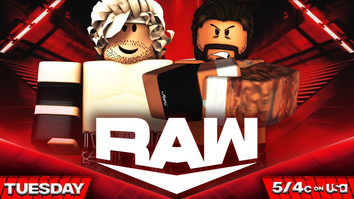 _WWERoblox's tweet photo. -RAW-
@Melmxrto0n & @ominteen sit down together to sign the contract ahead of their match for the #WWEC this Sunday
-
@BadDaddyG_Addy is set to go against @MaluStratton
-
@m1ckmav is back in action as he take on the recently returned
-
@c9ntiest_ takes on @ExplosiveKickzz https://t.co/Ie1m2CR5G5