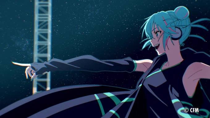 改めまして、 #MIKUEXPO10th  MIKU EXPO 10周年テーマ曲『Intergalactic Bound』の MV制作を担当させていただきました! 3分半のMVを通してタイプの違う4つの衣装の初音ミクを描くことができ楽しい経験でした! ミクには多くのファンがいるのでその方々の期待に応えられるようにと…! 是非曲とともに映像楽しんでいただけると幸いです!