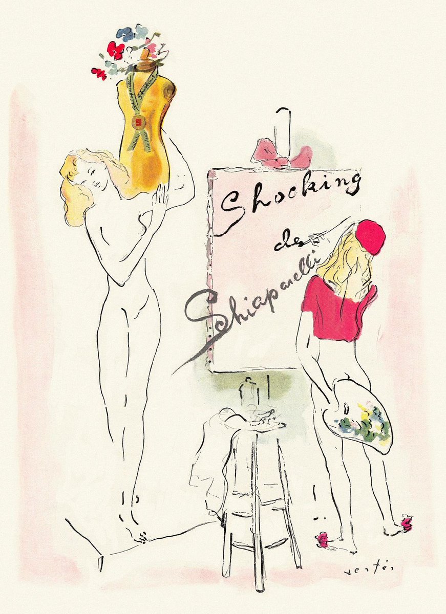 MIUCCIANGEL's tweet photo. vintage schiaparelli perfume ads https://t.co/eVDgJDPIBW