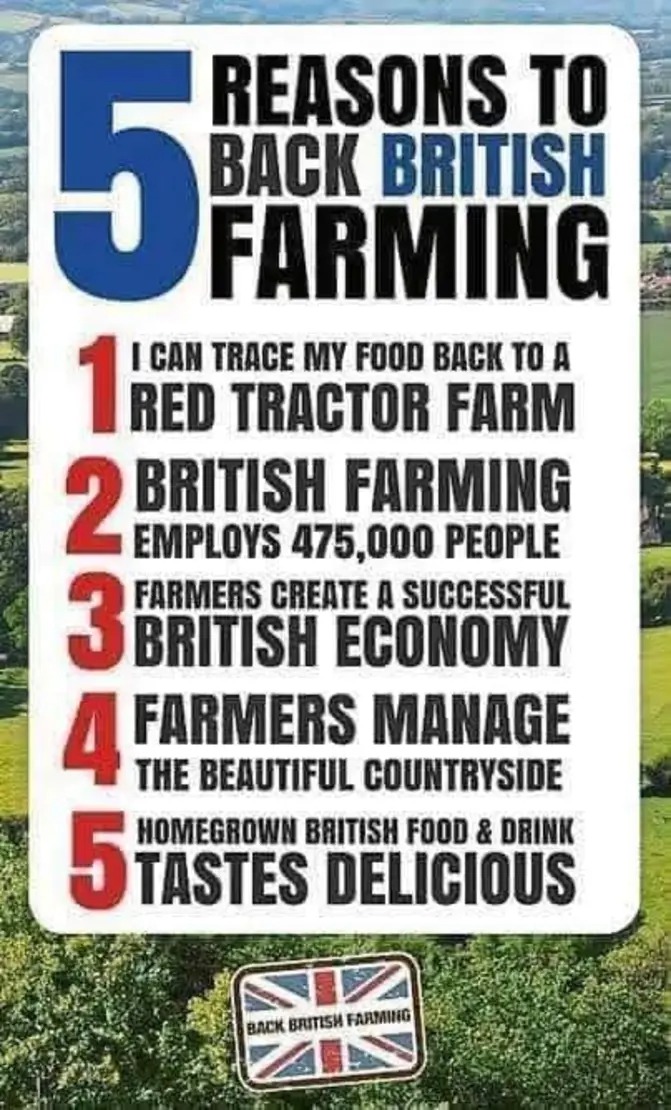 Support #BritishFarmers and buy local if possible.