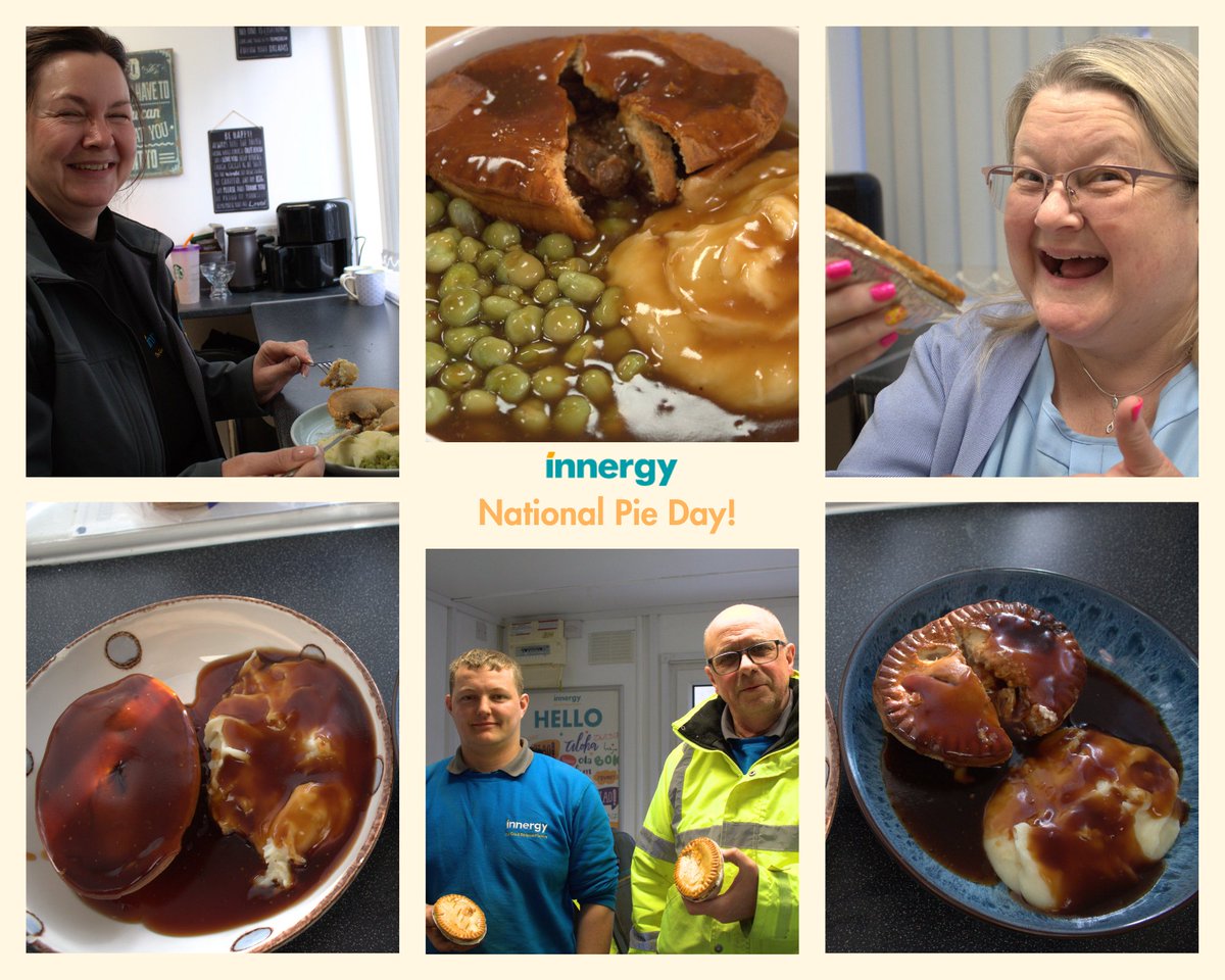 It's #NationalPie Day!

With our staff working hard this time of year, we thought we'd share our appreciation for them through #pie!

At innergy, we supply #gas to hundreds in the North. If we’re happy, then we can make you happy!

Pop down or call us today!

#EmployeeEngagement