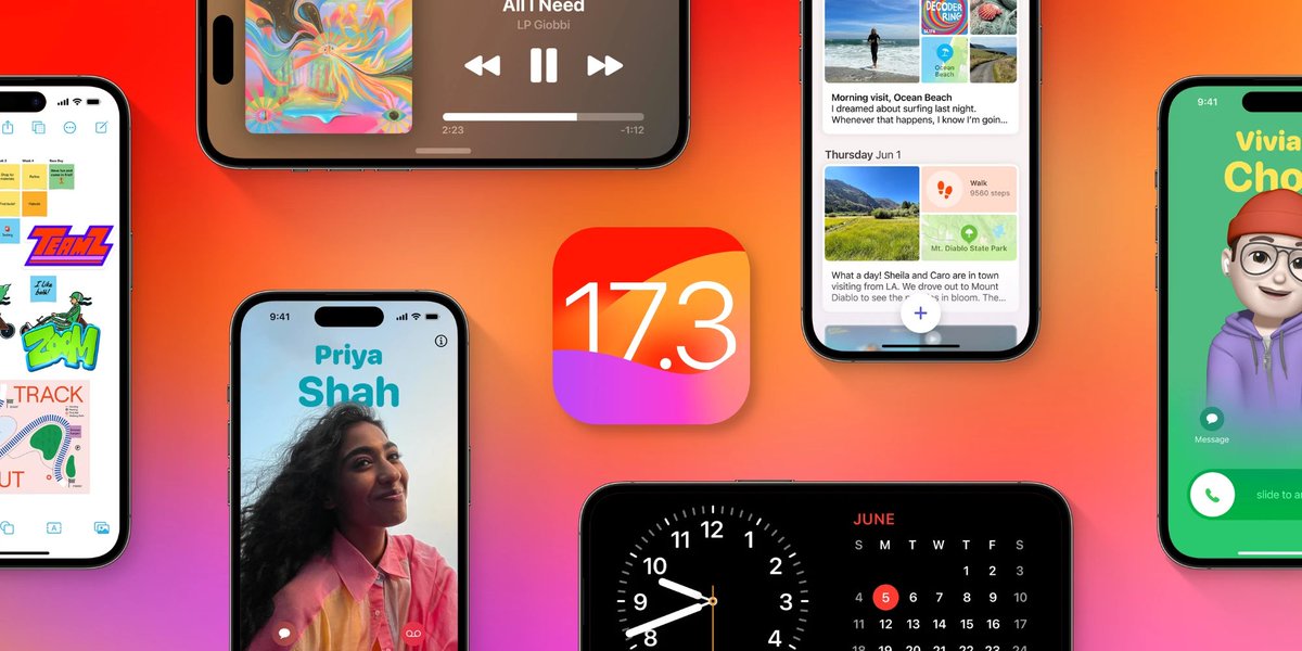 samz9119's tweet photo. Today, Apple has rolled out iOS 17.3 and iPadOS 17.3 for supported devices, and unlike the staged release approach seen in the Android ecosystem, these updates are available to all users right away. (1/7)
#WWERaw #AusOpen #TheBachelor #StormIsha https://t.co/HgBbTQB749