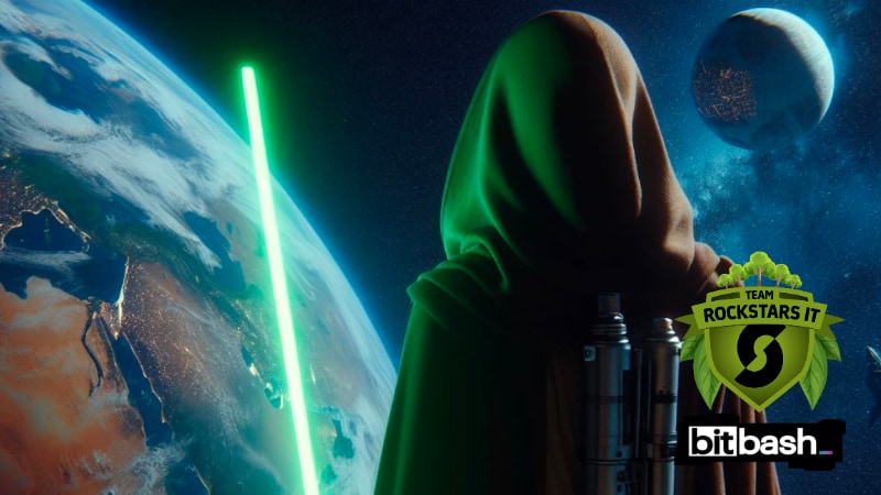 marcofolio's tweet photo. In a galaxy not so far away, software development is taking on an eco-friendly twist! Join me this Saturday at @bitbashconf for a journey into the world of #GreenSoftware Development, where we explore how the Force of #Sustainability can be harnessed! https://t.co/XjIH32jBhs https://t.co/PkDfkeYbfd