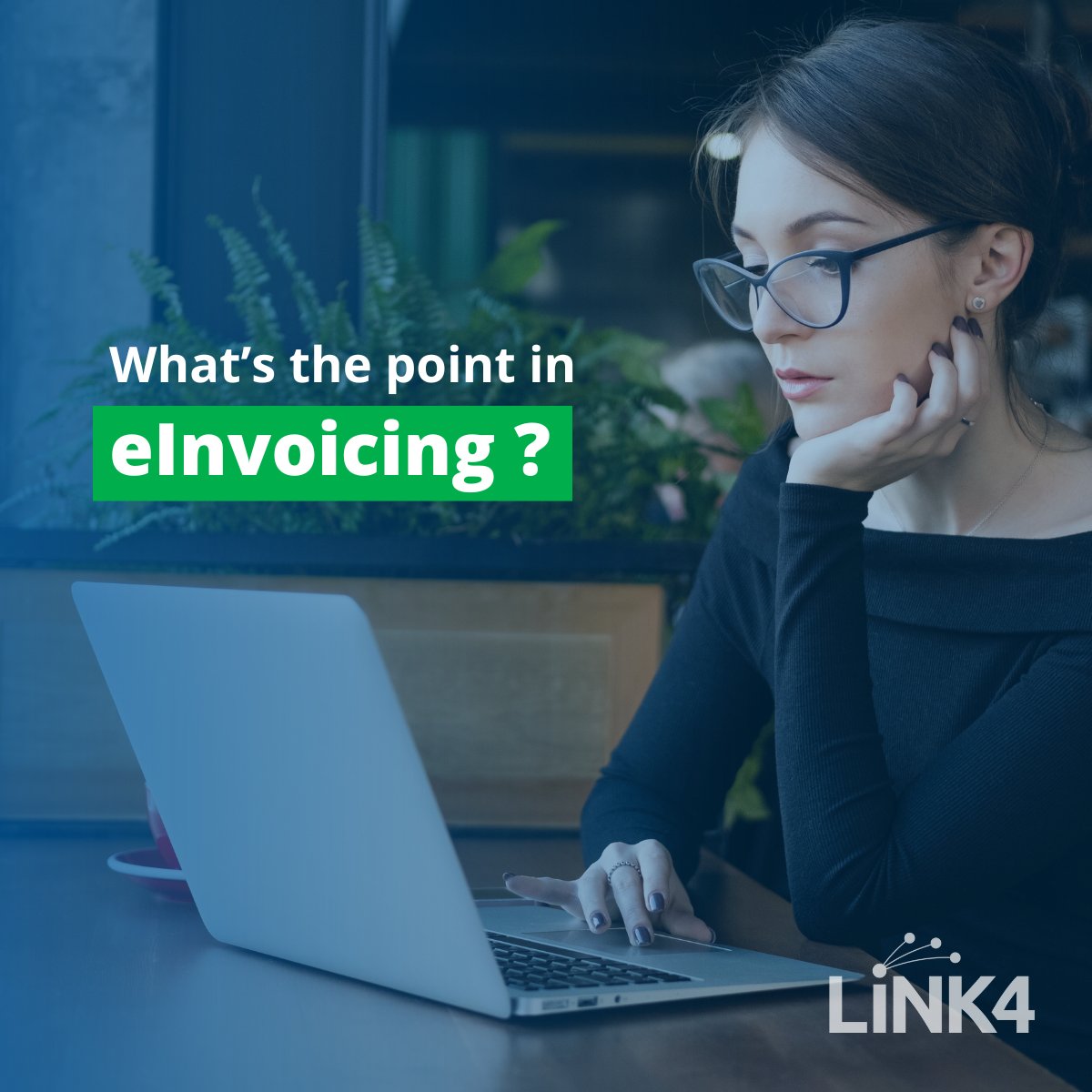 Say goodbye to outdated invoicing! 📜💼 Embrace the digital revolution with #eInvoicing. It's time to #savetime, #savemoney and the planet while speeding up payments and reducing errors. Learn more at zurl.co/CdMs. 🌐� 

#Link4 #GoDigital #GoGreen