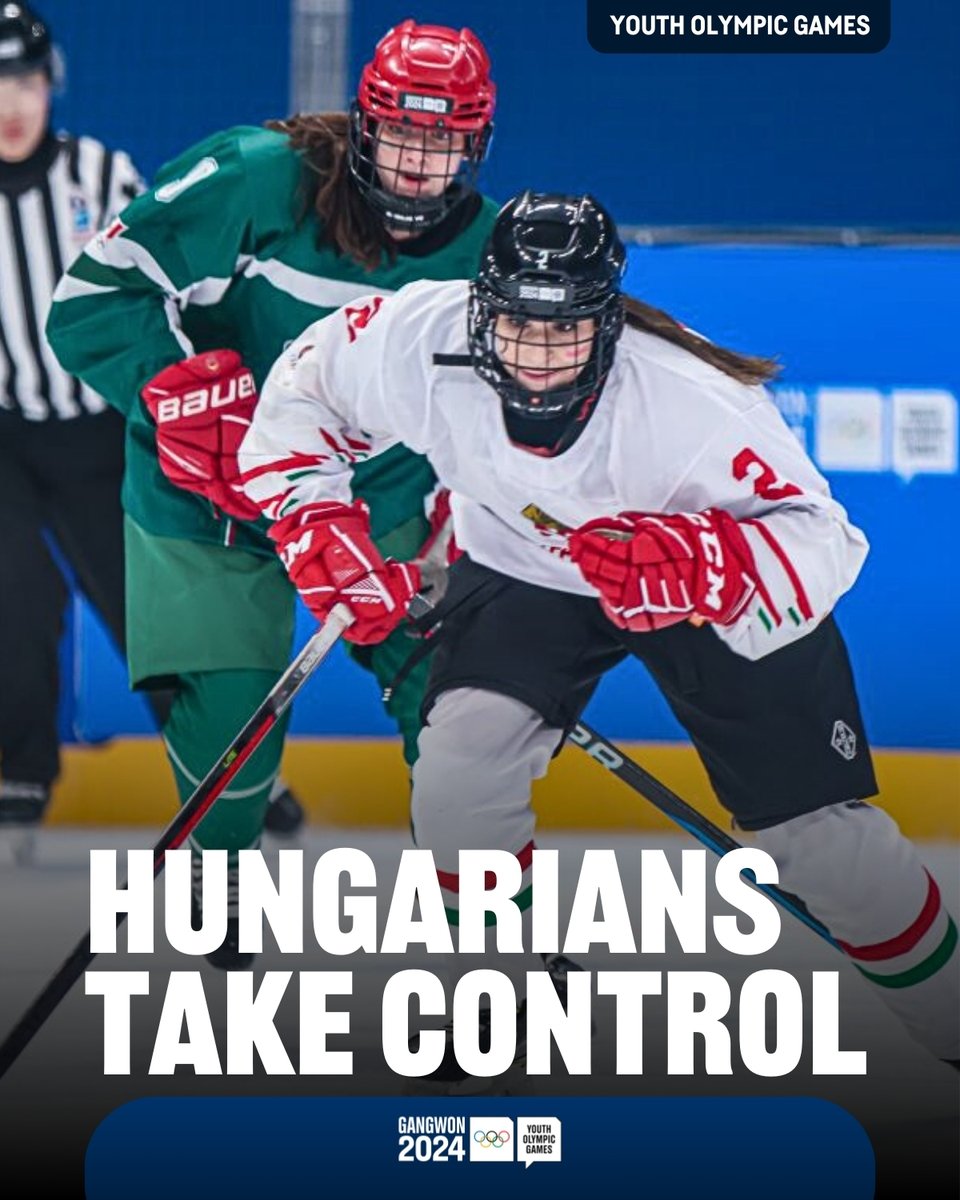 Wins over China and Turkïye gives Hungary a 3-0 record to sit in first place in the women’s ice hockey 3-on-3 event at 2024 Winter Youth Olympic Games.🇭🇺 #Gangwon2024 @olympics Read full Day 2 coverage ⤵️ iihf.com/en/events/2024…