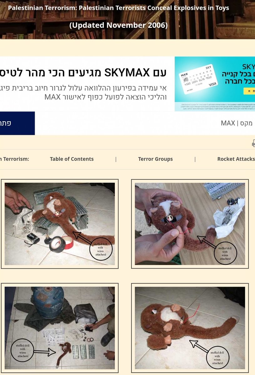 AdinHaykin1's tweet photo. There were no "Israeli explosive toys"
Only some remains of cluster munitions that were left by all sides.
Meanwhile, guess who actually used explosive toys? https://t.co/zo0NfJMim3