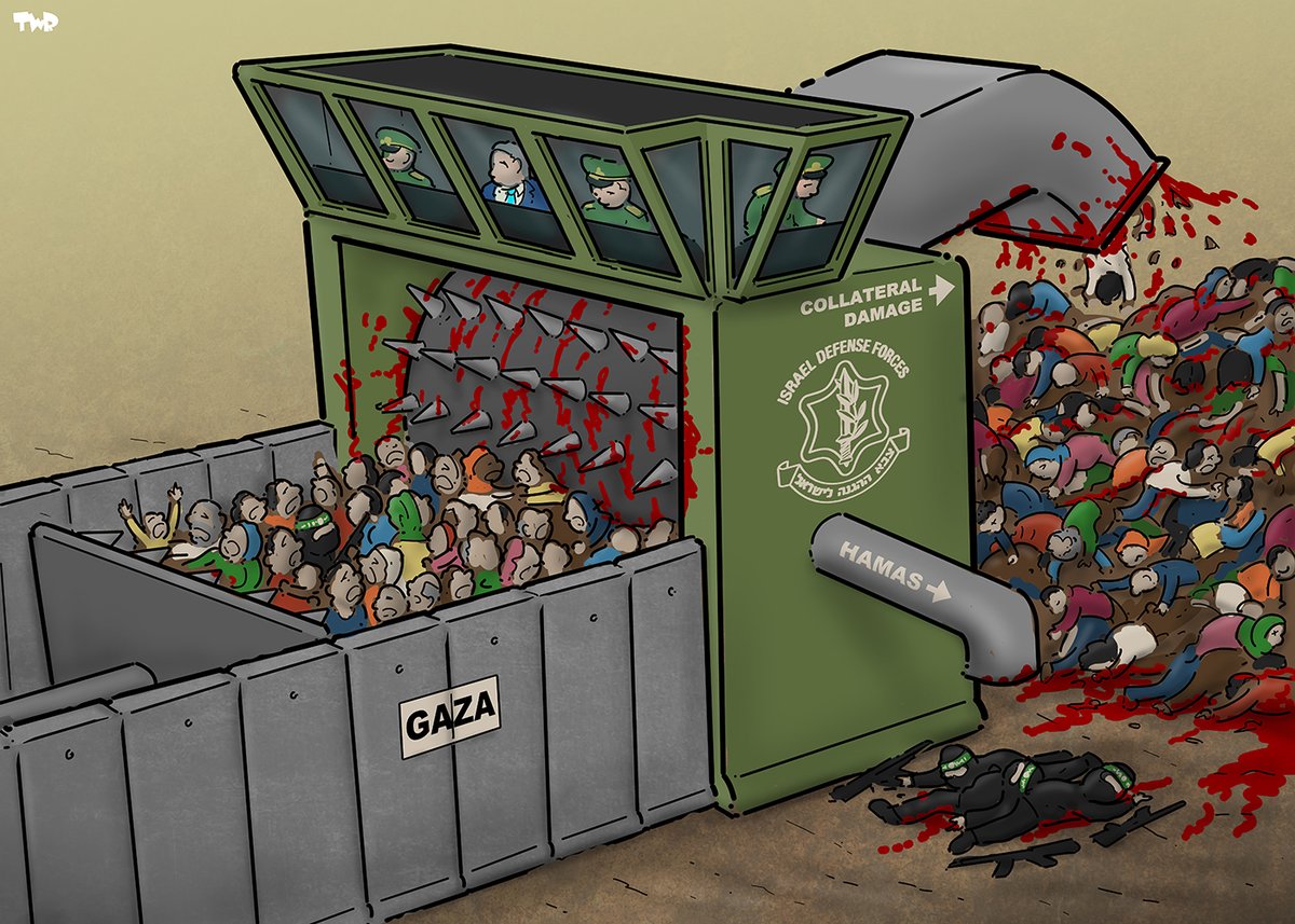 War machine.

#Gaza #Israel #Palestine #Netanyahu #collateraldamage