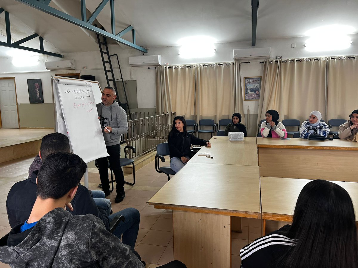 JAIPalestine's tweet photo. As part of the JAI exchange and training program, 29 students (27 F and 3 M) have participated in an advocacy workshop at the YMCA, in December 2023.
The students were trained in communicating Palestine, especially with the latest and ongoing Israeli attacks and genocide on Gaza https://t.co/lBBOfTgyhL
