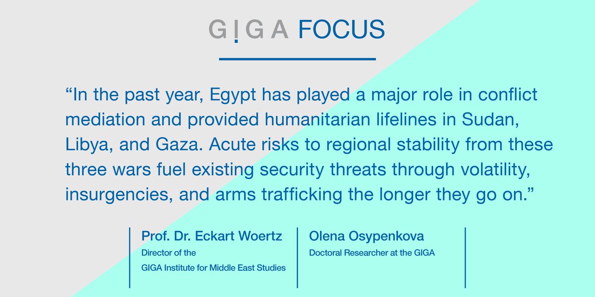 After #Russia’s invasion of #Ukraine, the #Gaza War has re-ignited the #Israel–#Palestine conflict. Developments in #Syria and #Yemen are in flux, #Egypt finds a new role as mediator. Read ten things to watch in #MENA, see #GIGAFocus: giga-hamburg.de/en/publication…