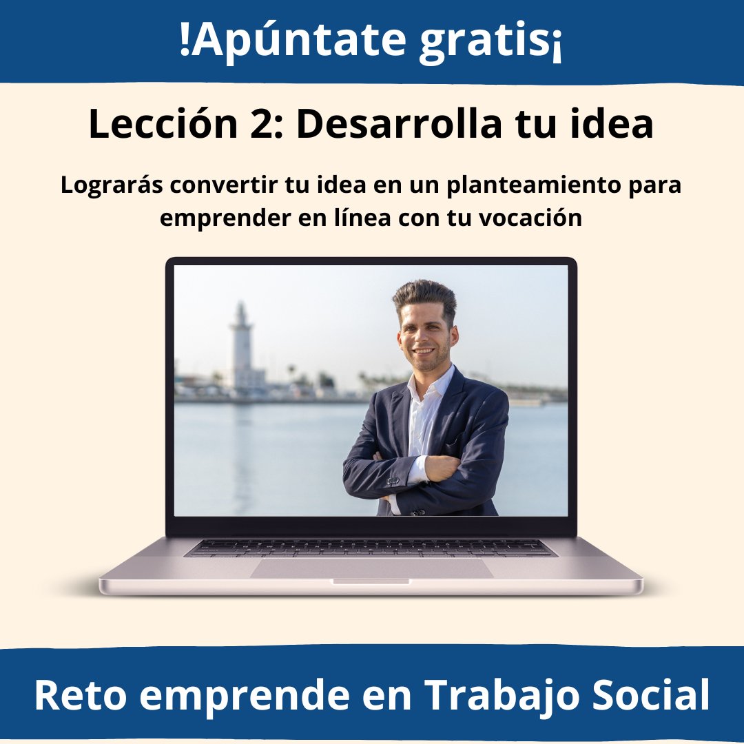 ¡Día 2: Desarrolla tu Idea en el Reto Emprende en Trabajo Social! Lo que abordaremos hoy:

-Transformar tu idea en una propuesta clara y 
-Alinear tu emprendimiento con tus valores y vocación.
-Identificar los 3 pilares para crear un planteamiento 

formacion.jabegasocial.com/reto-emprende-…