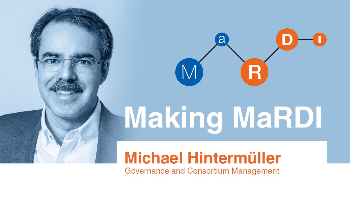 "I would like data culture moving from individual communication to a much broader one."
says Michael Hintermüller, @ WIAS BERLIN, speaker of MaRDI in todays #MakingMaRDI Interview. To learn about his role in establishing a #FAIR culture for #mathRD read t1p.de/s4luy