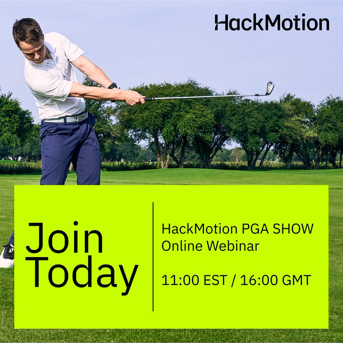 HackMotion Golf (@hackmotion_golf) on Twitter photo The HackMotion PGA Show webinar is happening today. Don't miss it!
Participating:
Tyler Ferrell - How to improve your swing with HackMotion
<a href="/adamyounggolf/">Adam Young Golf</a> - Impact laws and wrist angles
Join here: hackmotion.com/pga-show-2024-… The HackMotion PGA Show webinar is happening today. Don't miss it!
Participating:
Tyler Ferrell - How to improve your swing with HackMotion
<a href="/adamyounggolf/">Adam Young Golf</a> - Impact laws and wrist angles
Join here: hackmotion.com/pga-show-2024-…