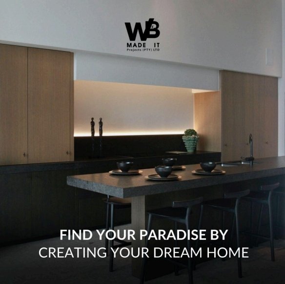 Experience the magic of our rendered kitchen designs, where your vision transforms into
reality. Elevate your cooking space with precision and style.
Contact us:
Call: 061 496 2294
Email: warren@wbmadeit.co.za #ArtiCad #Dreamkitchen #carpentry
 #SenzoMeyiwaTrial