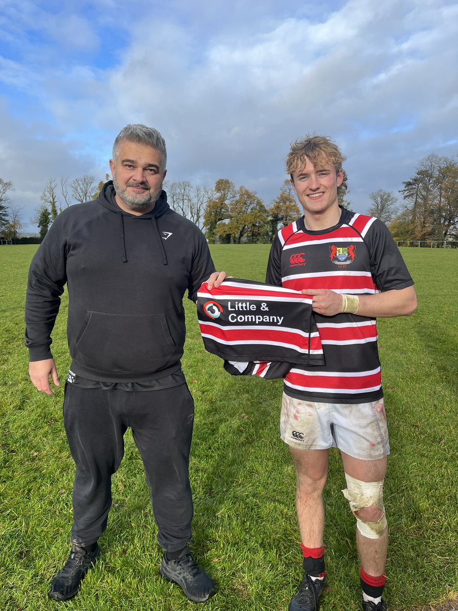 Sponsor appreciation. 
As we build to our Schools Cup game we would like to once again thank our lead sponsor Little &amp; Company for their support. 
With their help we have been able to supply our players with training &amp; playing kit as well as upgrading our training equipment.