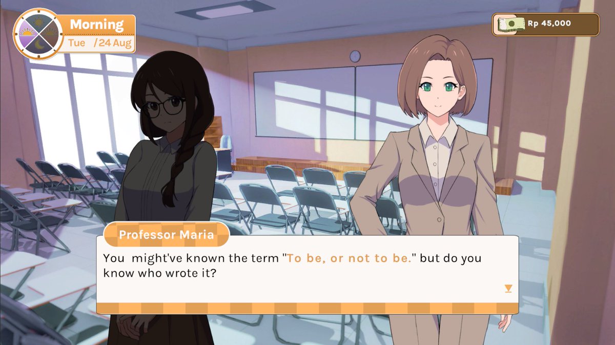 Quick! Did anybody pay attention to class? Help Dewi find the answer!

#indiegame #IndieGameDev