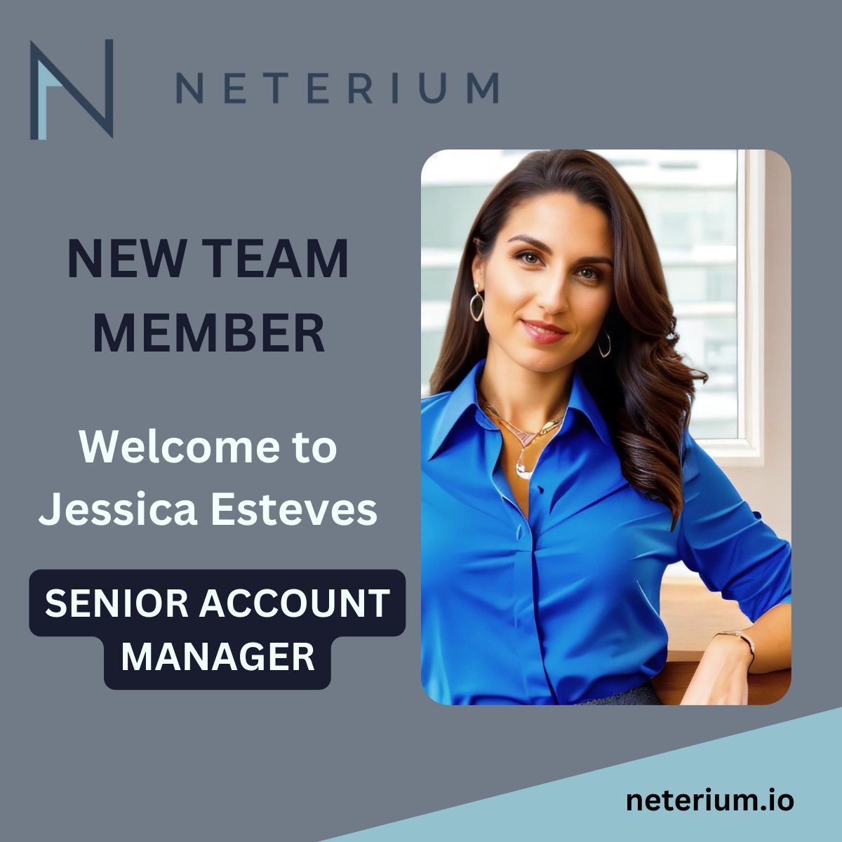 Happy to announce that Jessica Esteves has joined our #Neterium team as Senior Account Manager 🚀With a decade-long #sales career Jessica brings her #expertise in supporting financial institutions to mitigate financial crime risk & streamline related operational processes #FCC
