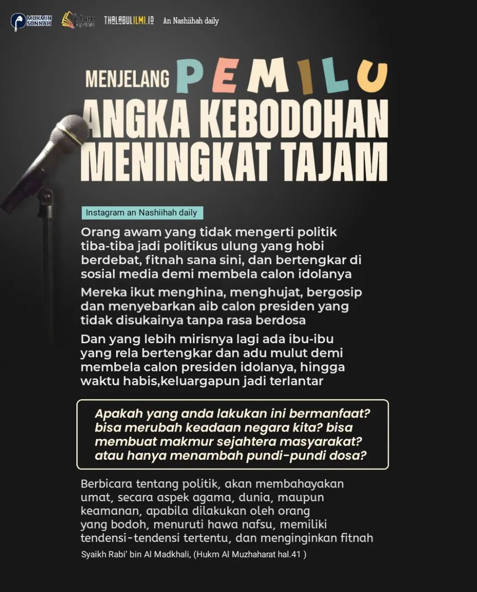 goodreligion_id's tweet photo. Dua hal yang selalu diulang-ulang Ustadz Abdul Hakim Abdat hafizhahullah dan selalu diingatkan lagi ke saya oleh murid beliau, Ustadz Ibnu Saini rahimahullah adalah: Sabar jangan terburu-buru dan tidak takaluf (membebani diri berlebihan). 

👇👇👇 https://t.co/Ce4sNEG334