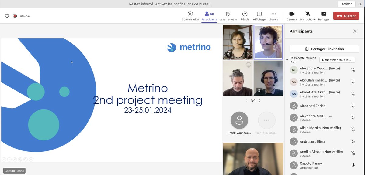 🚀 Launching Day 1 of #METRINO's 2nd Project Meeting with 40+ #Nanomedicine experts online! We're diving into initial results and setting the course for future innovation. Today's focus: 🔬Tech progress ☕ Engaging new collaborators 📅 Strategic planning #Standardization