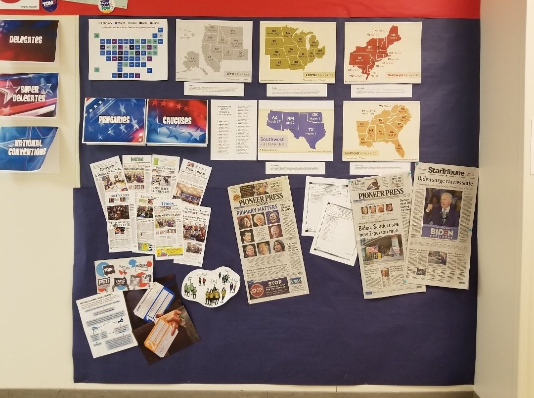 MarkJWestpfahl's tweet photo. @lauramcfarren A look at the #ElectionWall from 2020. https://t.co/Ffn8Caweom