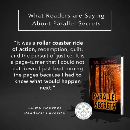 Love when I get a reader hooked...

#ParallelSecrets #BookReview #itwdebuts #wrpbks #mysterybooklover #mysteryreadersofig #sincnational #book #books #BookoftheDay #BookOfTheWeek #BookBoost #BOOKERS #viral #Writer #writerscommunity #author #Authors #reader
linktr.ee/MLBarrs