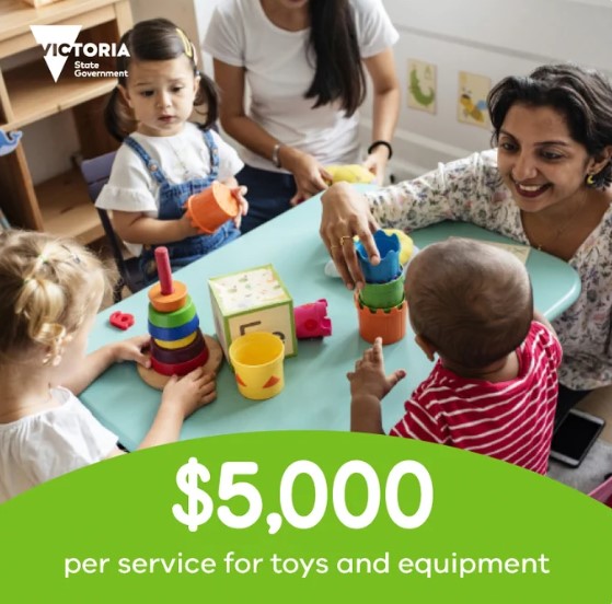 Goodstart Early Learning centres are delighted to purchase Victorian products with the Victorian Governments ‘Educational Toys & Equipment’ grant to support children's play based learning. @JacintaAllanMP @VicGovDE